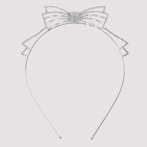 RINESTONE LONG BIG BOW HEADBAND