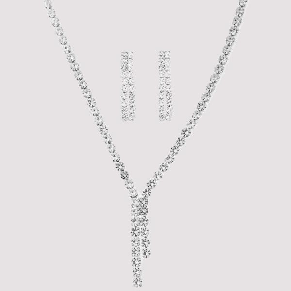 G RS MINI Y NECKLACE EARRING SET