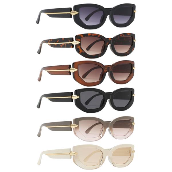 FASHION SMALL RECTANGULAR SUNGLASSES 1DZ