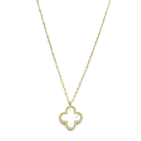CLOVER CHARM NECKLACE