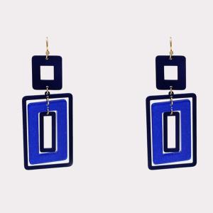 RECTANGLE DANGLE EARRING