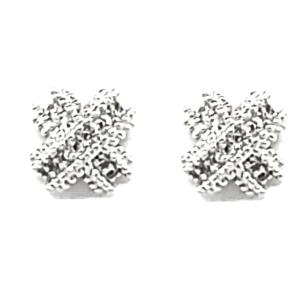 CUBIC ZIRCONIA STUD EARRING