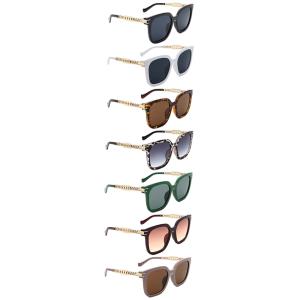 CAT EYE METAL DESIGN SUNGLASSES 1DZ