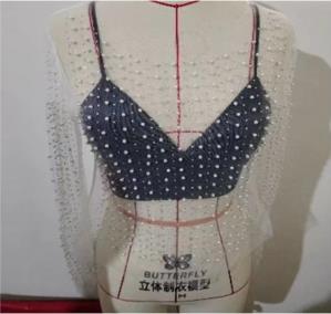 MESH PEARL TOP - XL SIZE