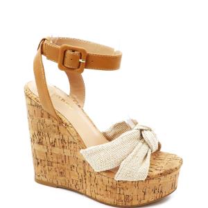 KNOTTED BAND W QUATER STRAP CORK WEDGE 12 PAIRS