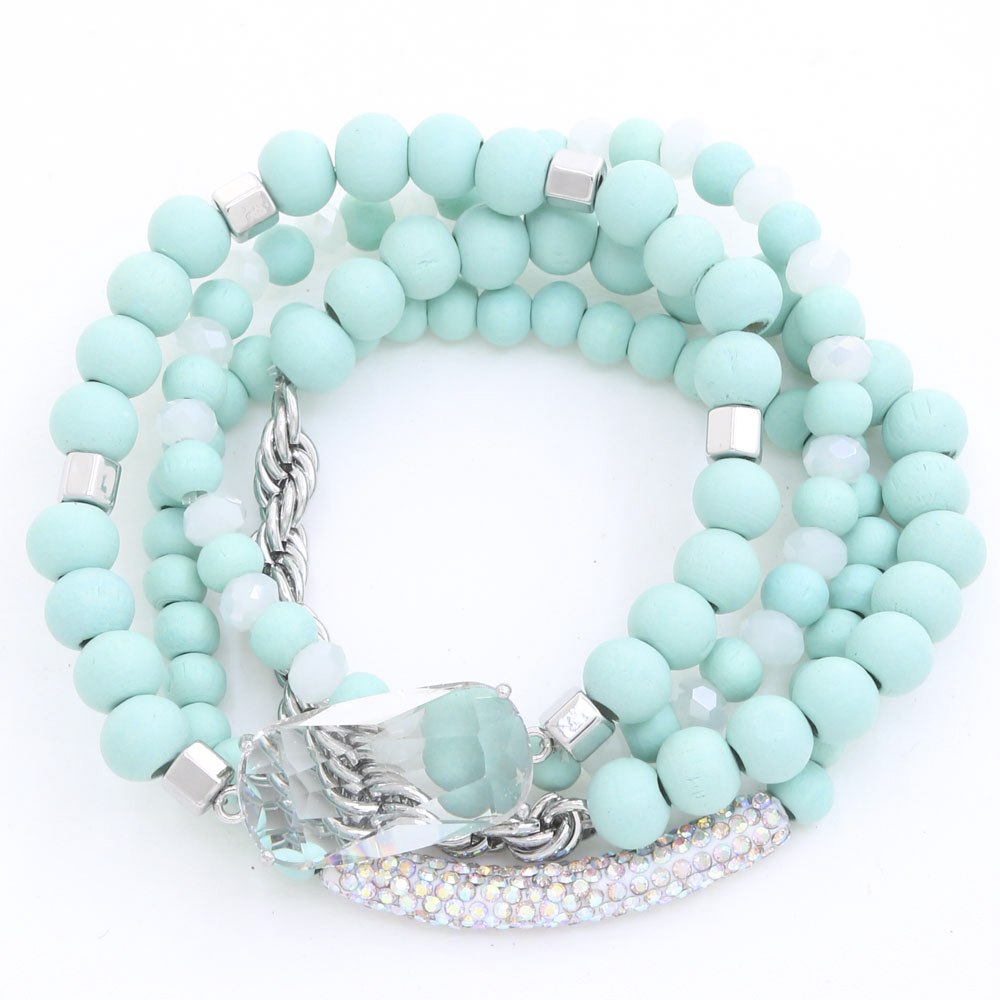 BEAD MULTI STRETCH BRACELET SET