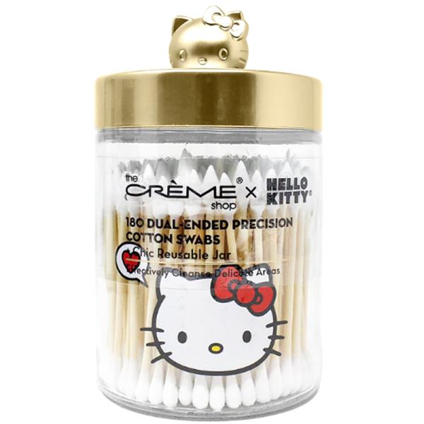 THE CREME SHOP HELLO KITTY CHIC REUSABLE JAR SET WITH SWABS