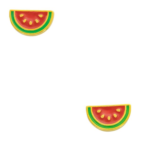 WATERMELON STUD EARRING