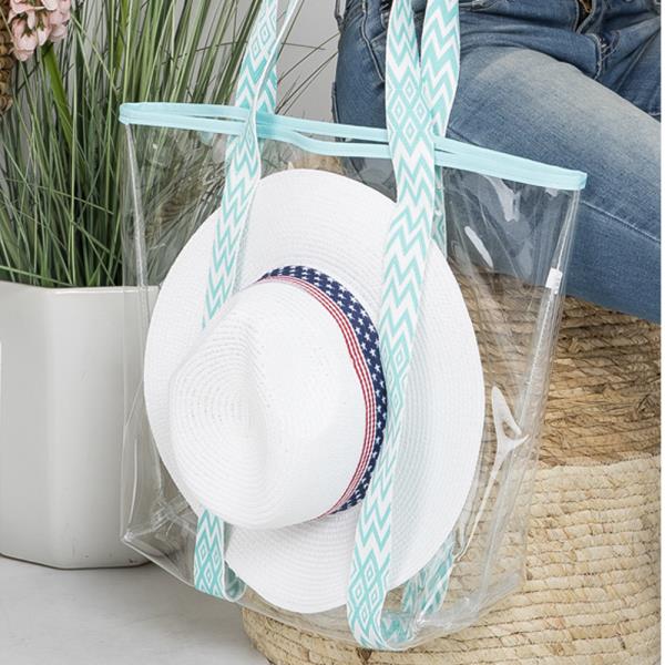 HAT CARRYING CLEAR TOTE BAG