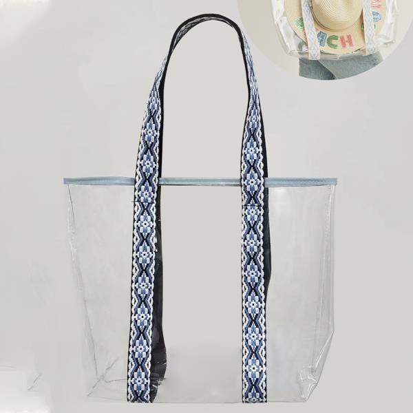 HAT CARRYING CLEAR TOTE BAG