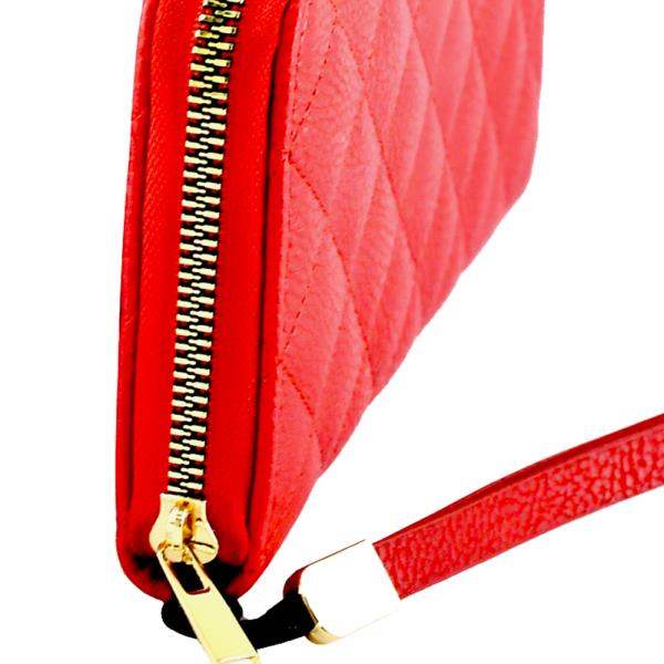 SMOOTH PATTER ZIPPER HAND WALLET