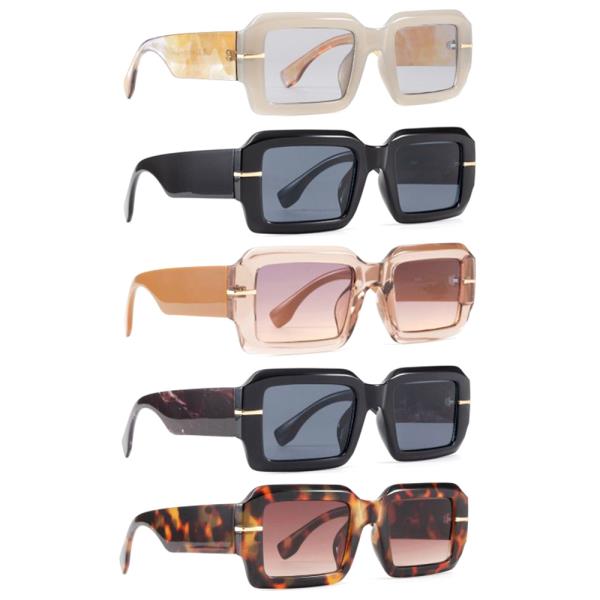 MODERN SQUARE SUNGLASSES 1DZ