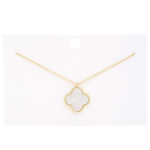 MOROCCAN SHAPE CHARM NECKLACE