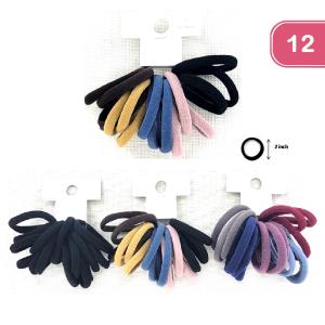 FASHION HAIR TIE SET (12 UNITS)