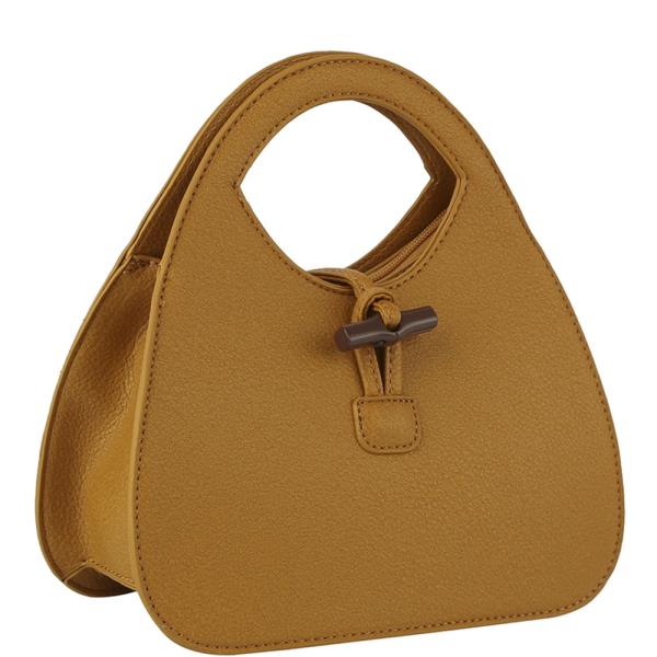 FASHION SMOOTH ROUND SHAPED HANDLE BAG