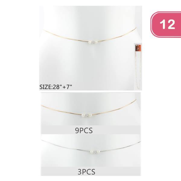 PEARL BELLY CHAIN(12UNITS)