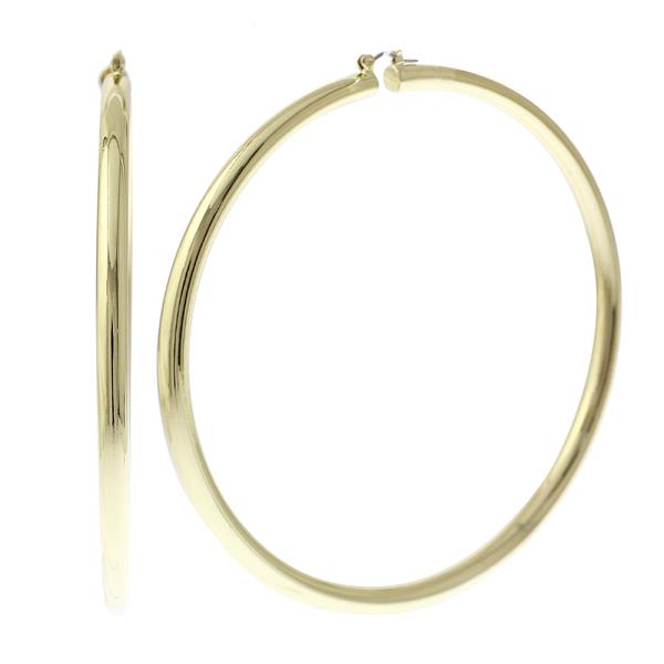 FASHION 5/100MM PINCATCH HOLLOW HOOP EARRING