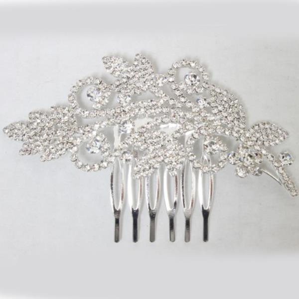 RHINESTONE LEAF HAIR COMBS