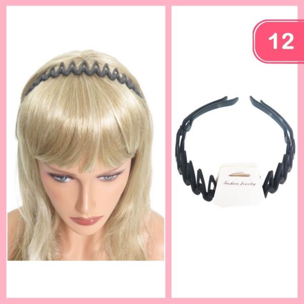 WAVY FASHION HEADBAND (12 UNITS)