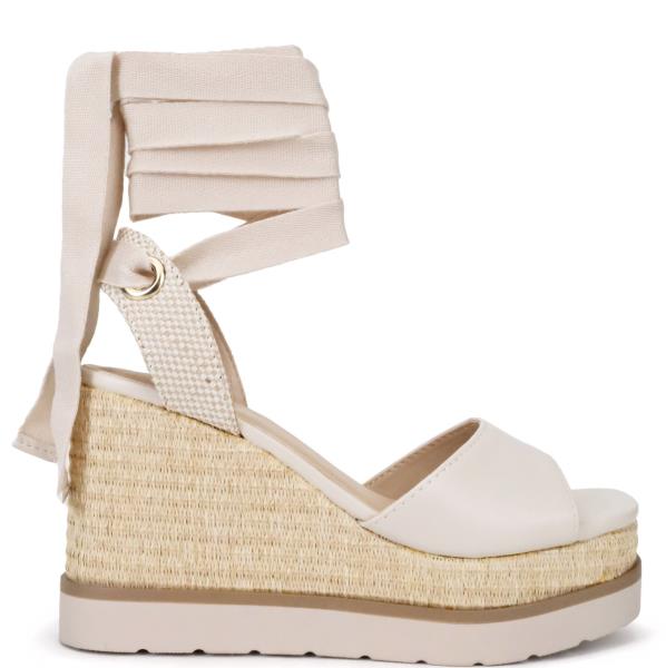 LACE UP SUMMER WEDGE 16 PAIRS
