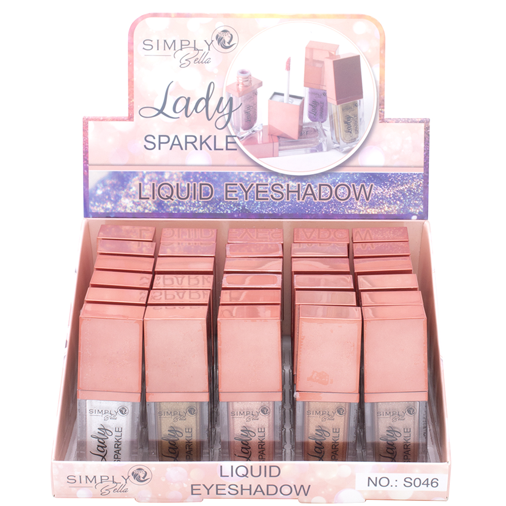 SIMPLY BELLA LADY SPARKLE LIQUID EYESHADOW (30 UNITS)