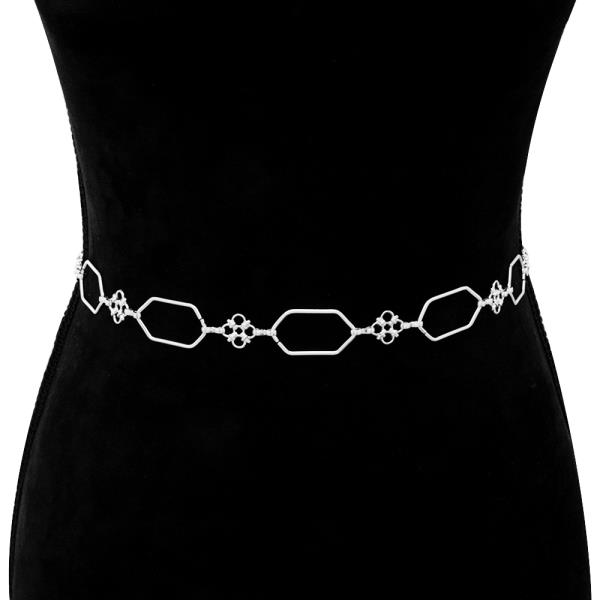 FASHION METAL SHAPE DESIGN HOOK BELT