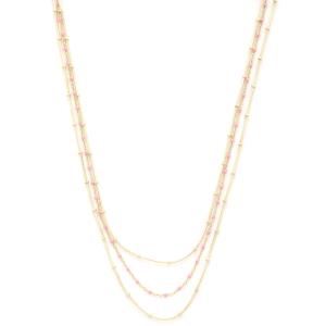 BEADED LAYERED NECKLACE