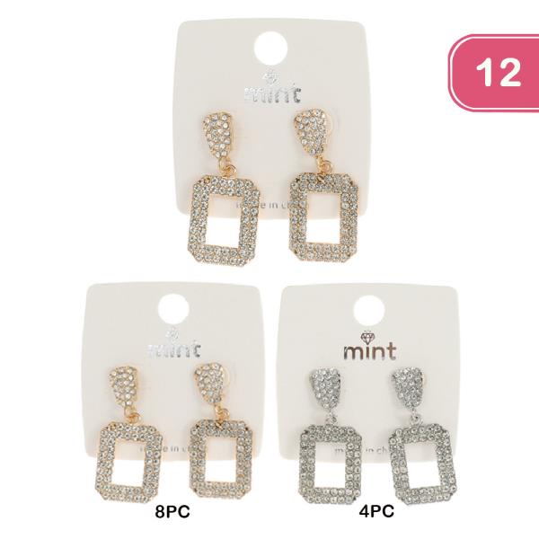 FASHION DANGLE EARRING (12 UNITS)