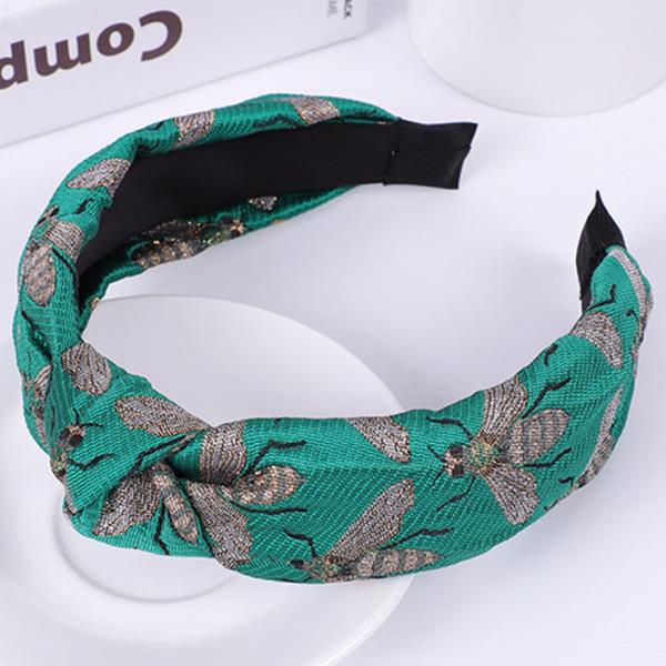 BEE PATTERN KNOT HEADBAND