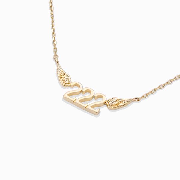 18K GOLD DIPPED ANGELS NUMBER NECKLACE