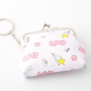 HEARTS ASSORTED COIN PURSE KEYCHAIN (12 UNITS)