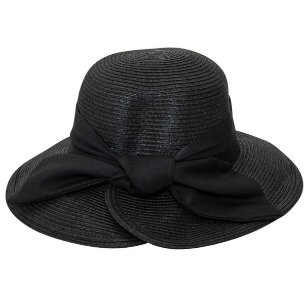 STRAW BACK SIDE RIBBON SUN HAT