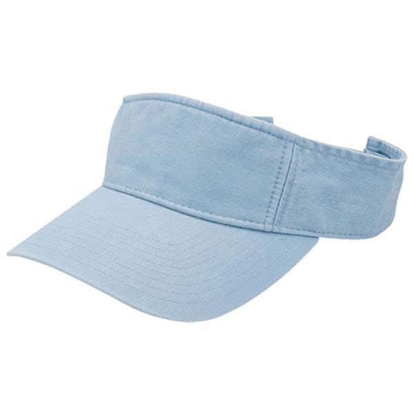 WASHED PIGMENT DYED COTTON TWILL VISOR