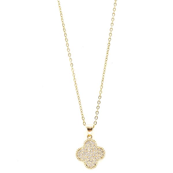 DANITY CLOVER CHARM NECKLACE