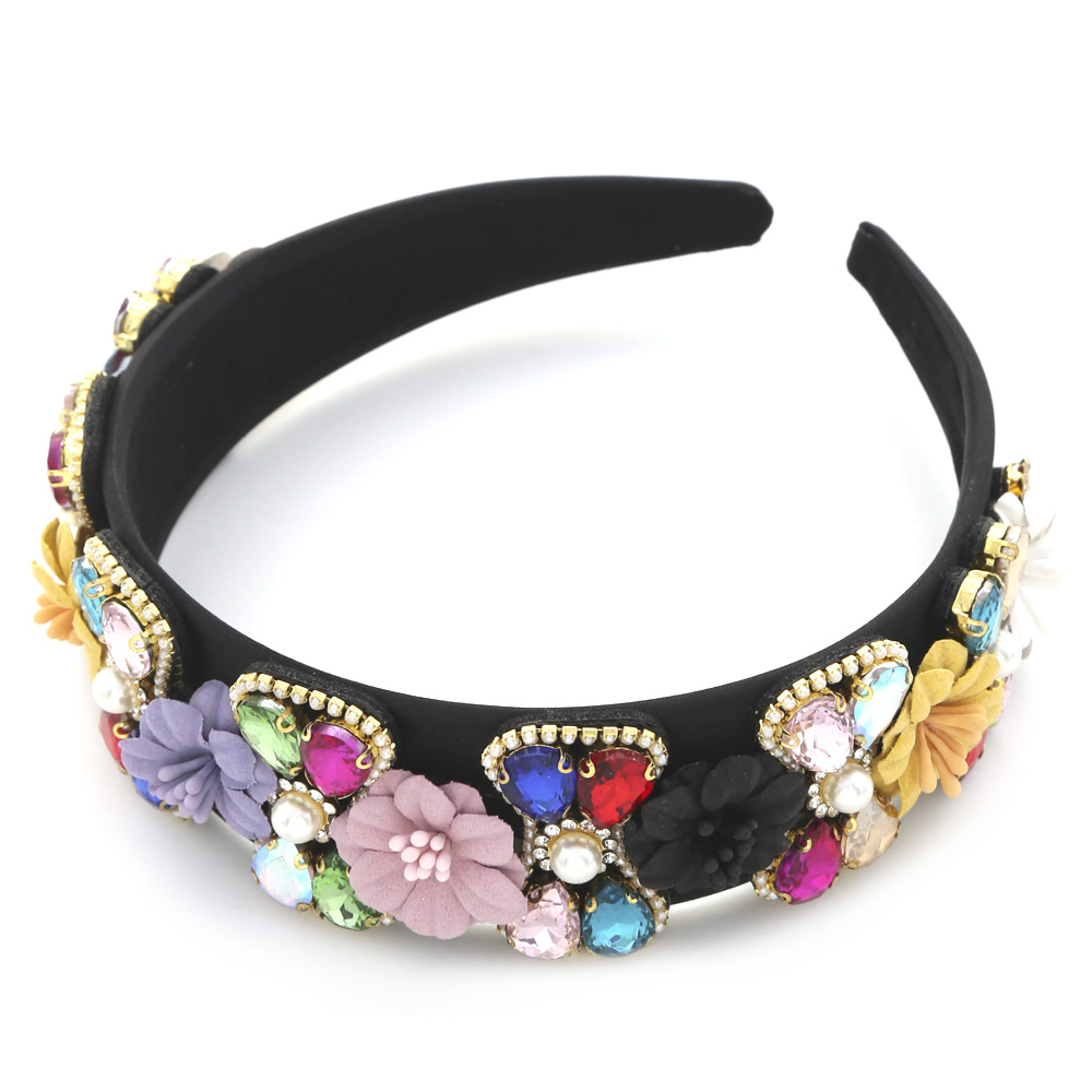 FLOWER RHINESTONE HEADBAND