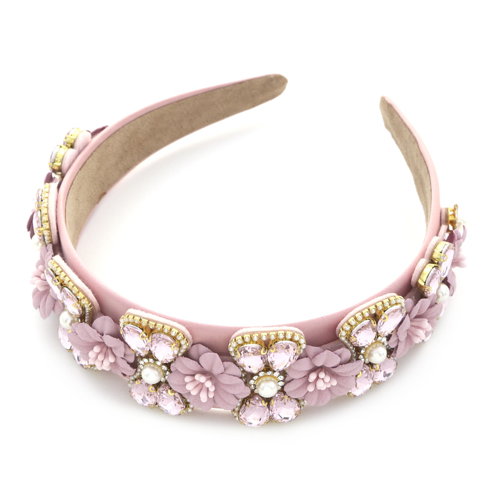 FLOWER RHINESTONE HEADBAND