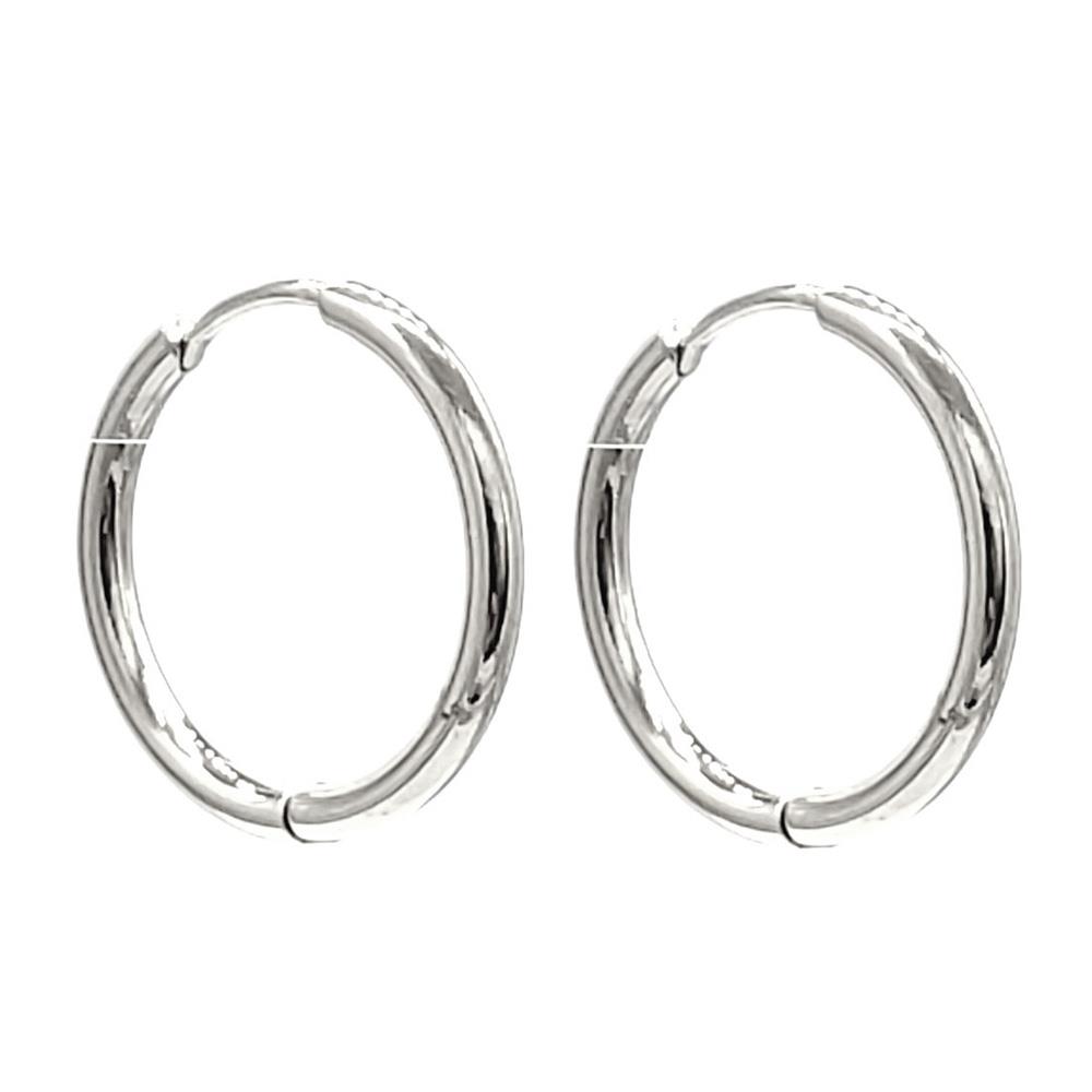 METAL HOOP EARRING