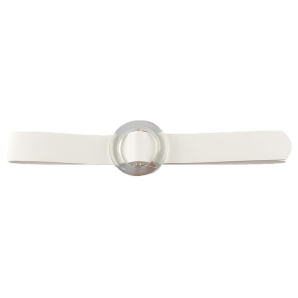 FASHION ACRYLIC ROUND BUCKLE BELT