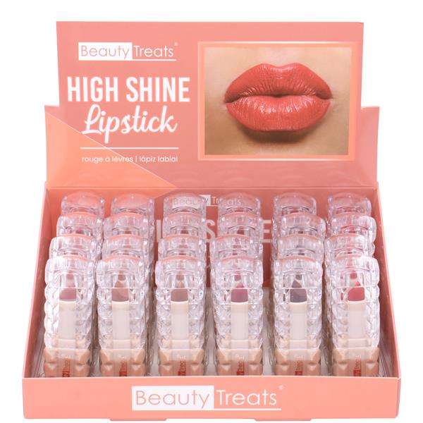 BEAUTY TREATS HIGH SHINE LIPSTICK (24 UNITS)