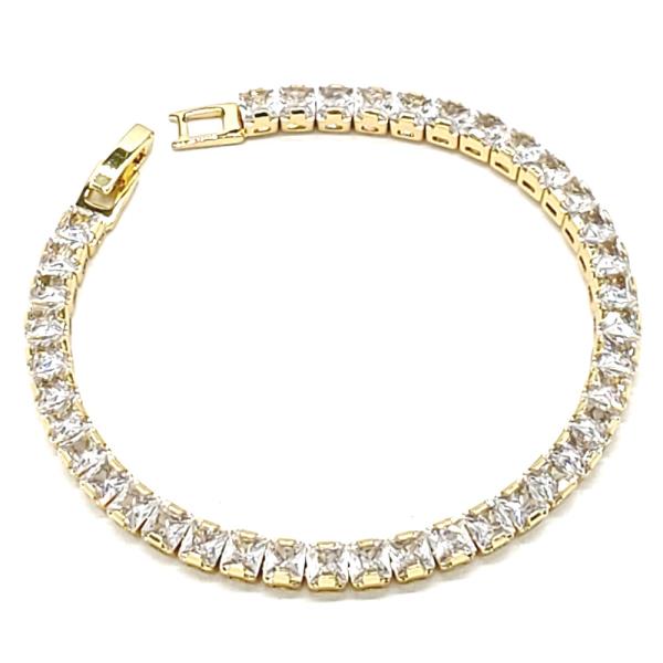 CUBIC ZIRCONA TENNIS BRACELET