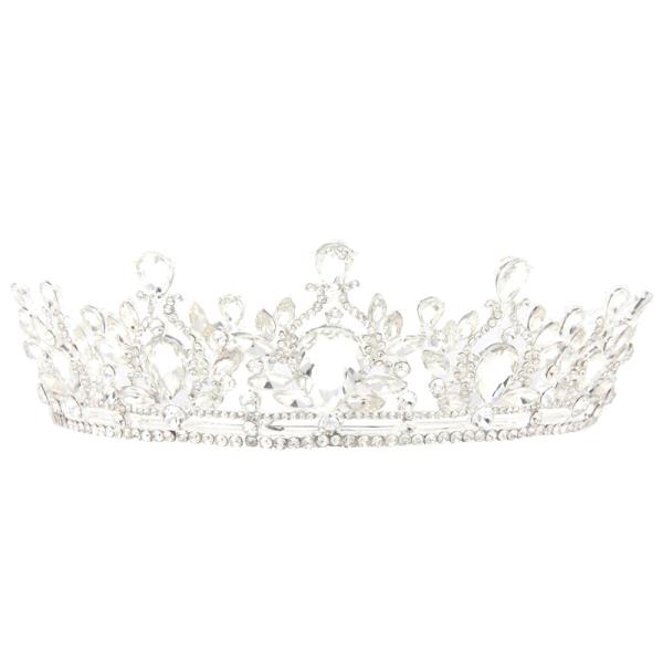 TEARDROP RHINESTONE TIARA