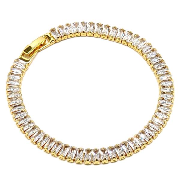 CUBIC ZIRCONA TENNIS BRACELET