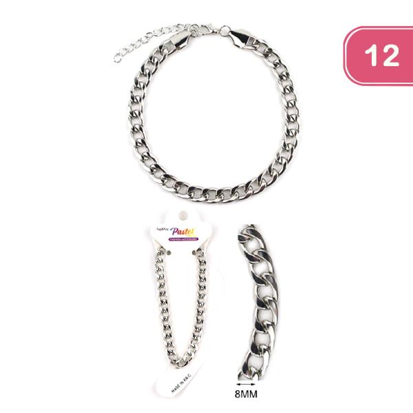 CHUNKY CHAIN ANKLET (12 UNITS)