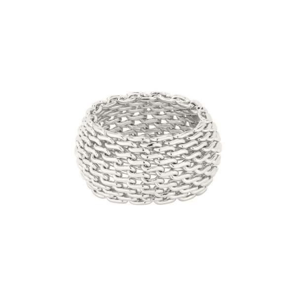 METAL WOVEN TEXTURE RING