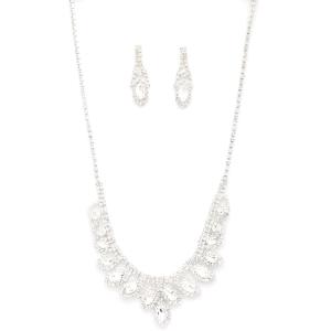 MARQUISE RHINESTONE NECKLACE