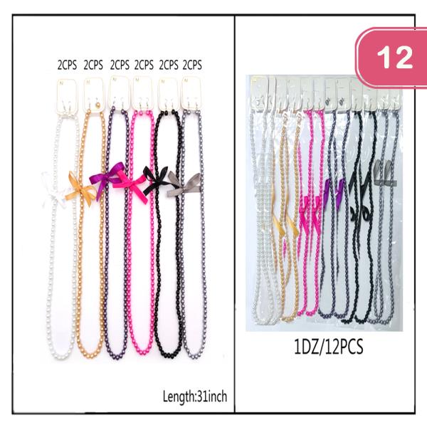 FASHION PEARL NECKLACE (12UNITS)
