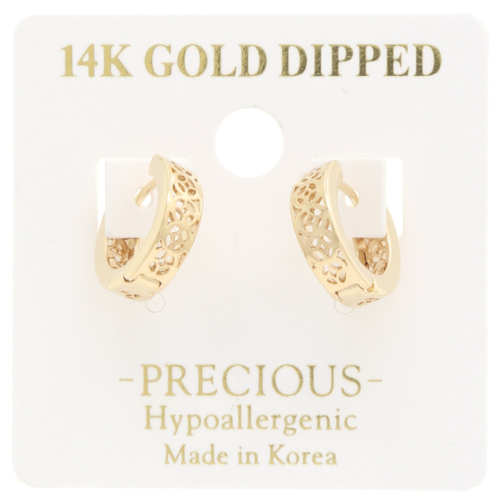 FASHION CUBIC METAL EARRING