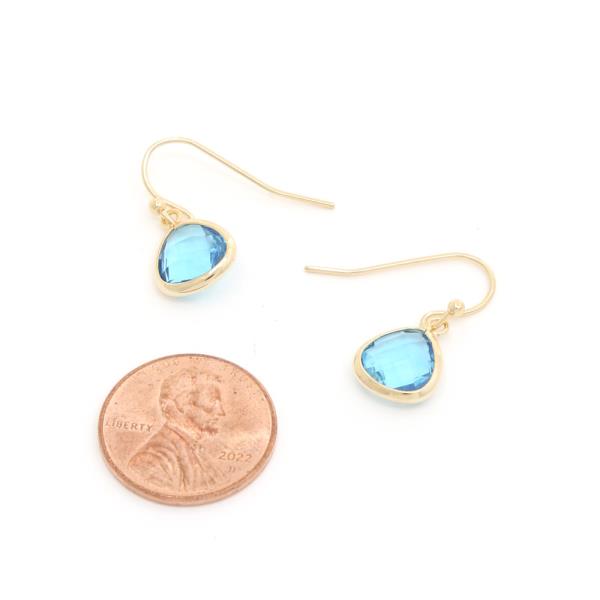 FASHION METAL RHINESTONE EARRING