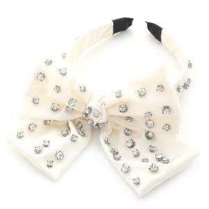 BOW RHINESTONE STUDDED HEADBAND