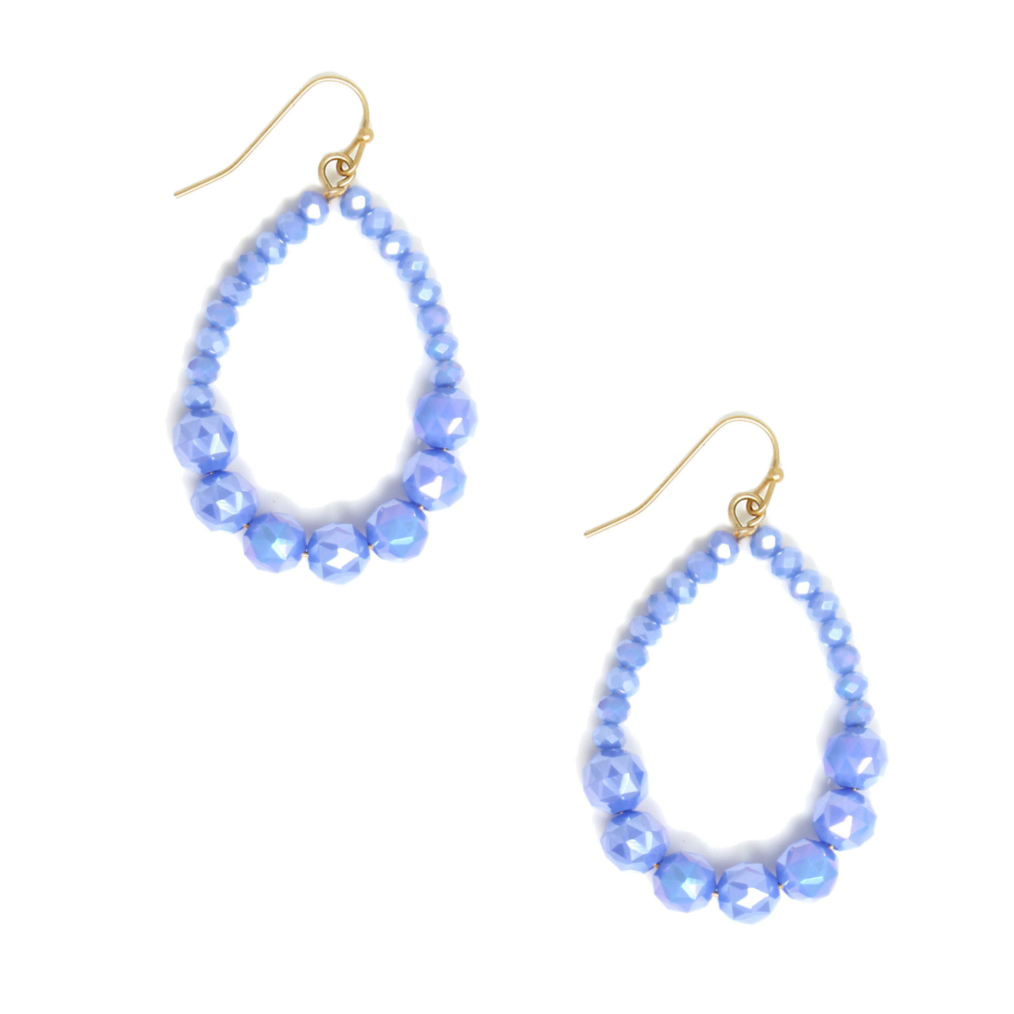 BEADED TEARDROP EARRING